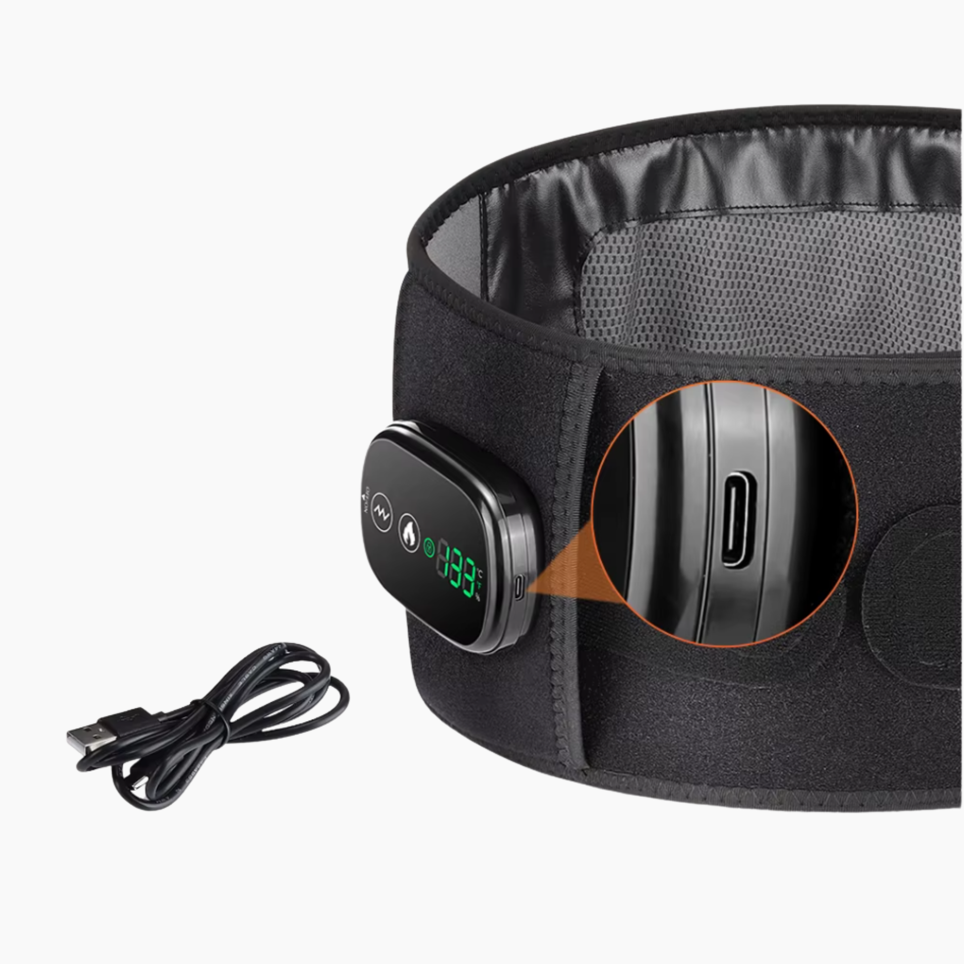 Värmebälte med Rödljusterapi & vibration mot ryggsmärta – LYFTBELT ULTRA