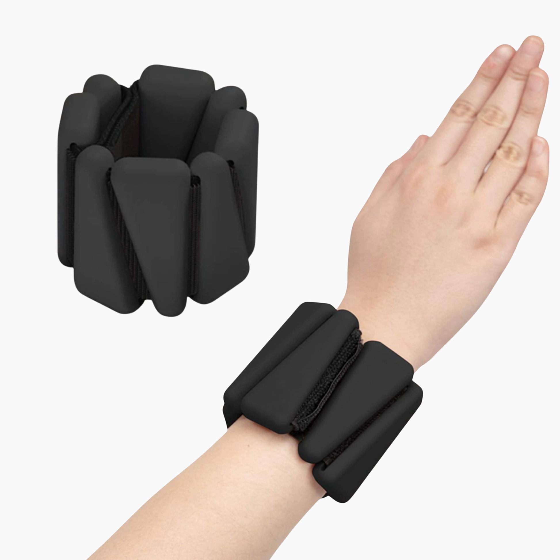 Handledsvikter / Ankelvikter – 2-pack, 0,45kg | One Size, justerbara