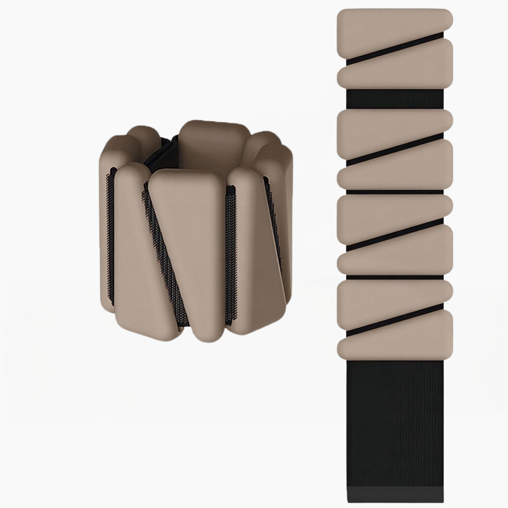 Handledsvikter / Ankelvikter – 2-pack, 0,45kg | One Size, justerbara