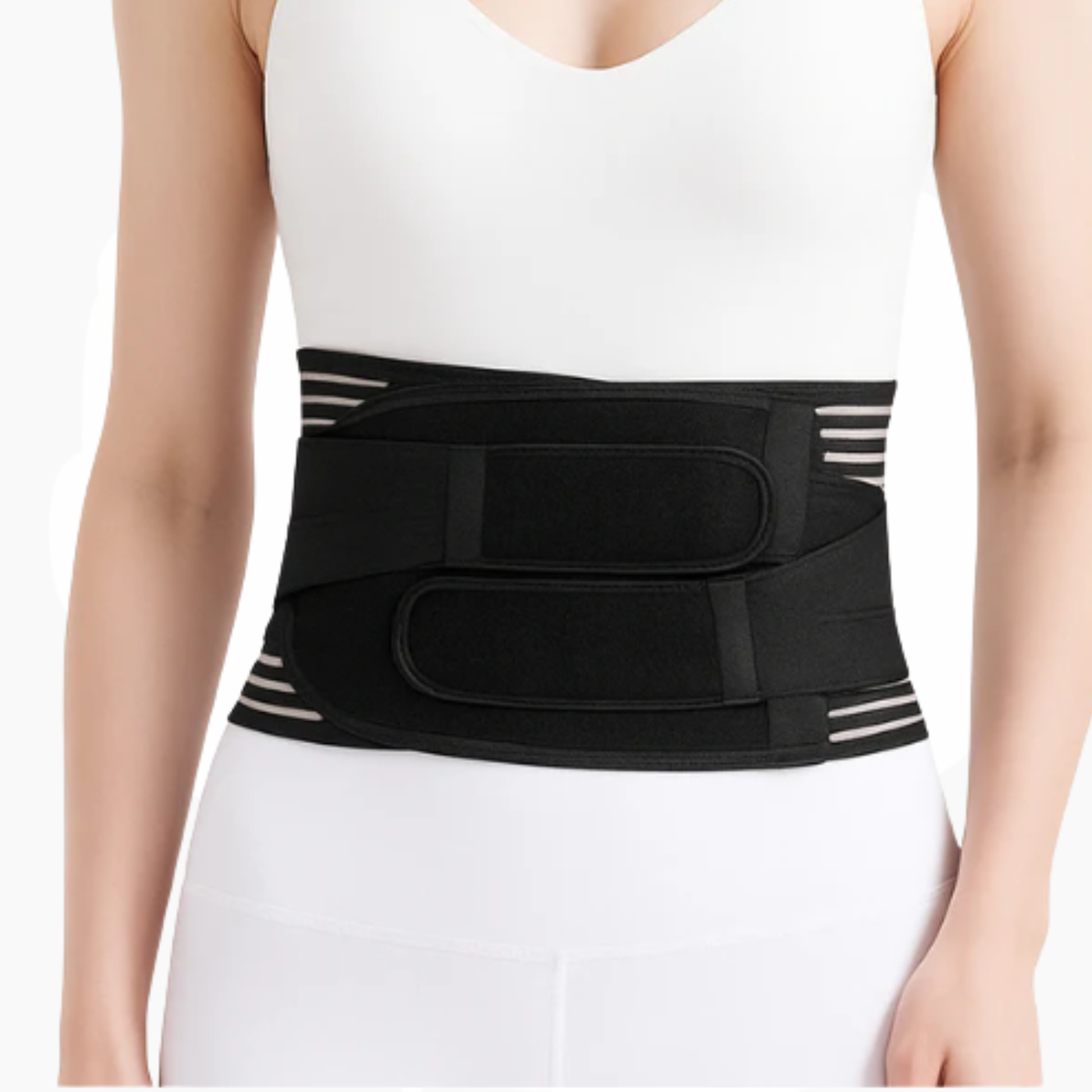 Ryggbälte för ländrygg - Stabilt ryggstöd med justerbart stöd