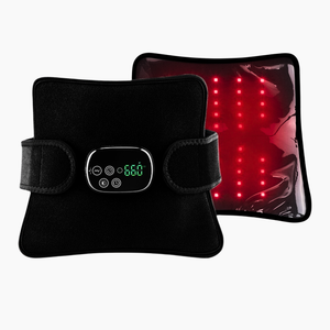 Rödljusterapi dyna för rygg, ländrygg & mage – 660nm & 850nm med värme och massage