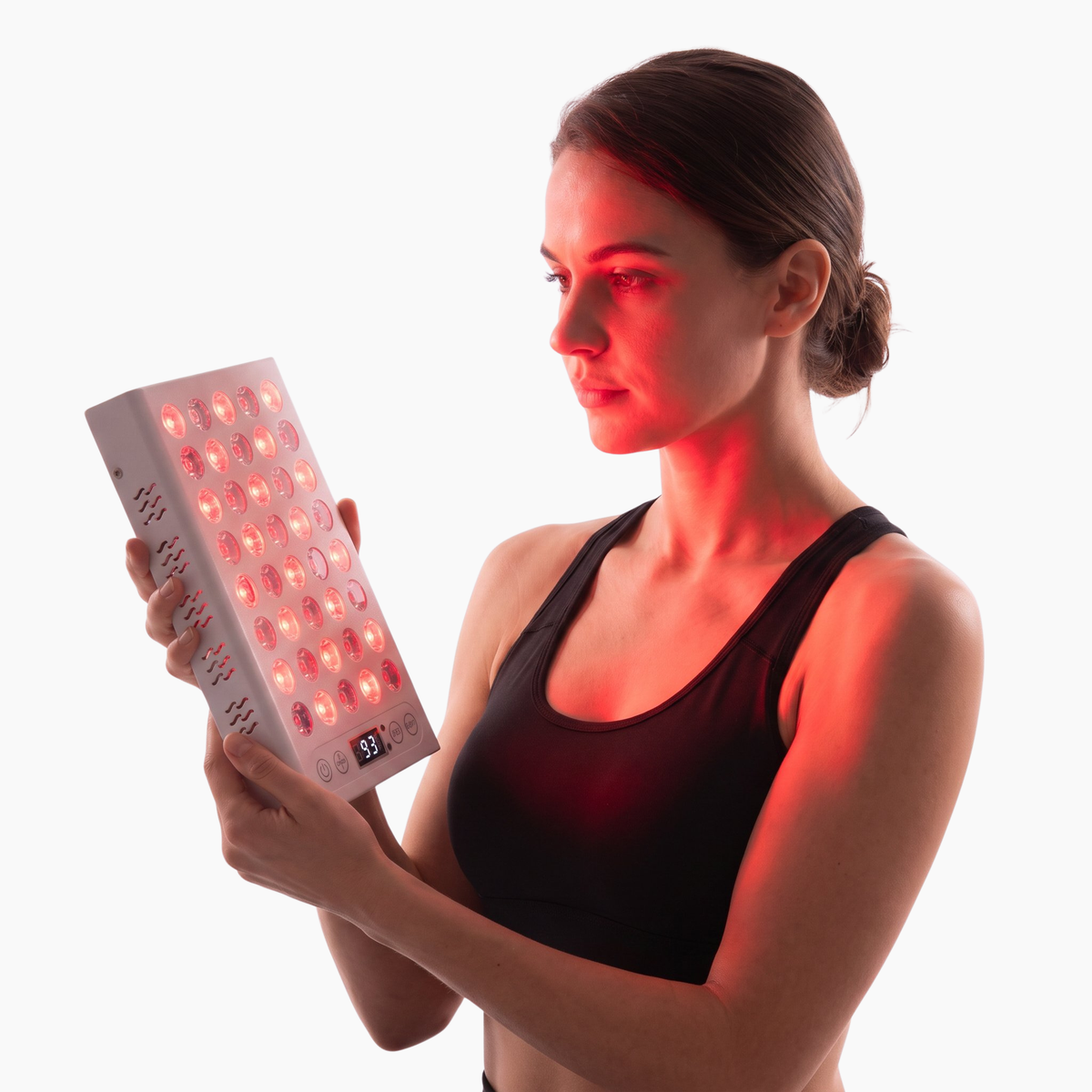 Rödljusterapipanel 660nm & 850nm – Rött & Infrarött LED Ljus för Ansikte, Muskler & Leder | LYFTLIGHT™