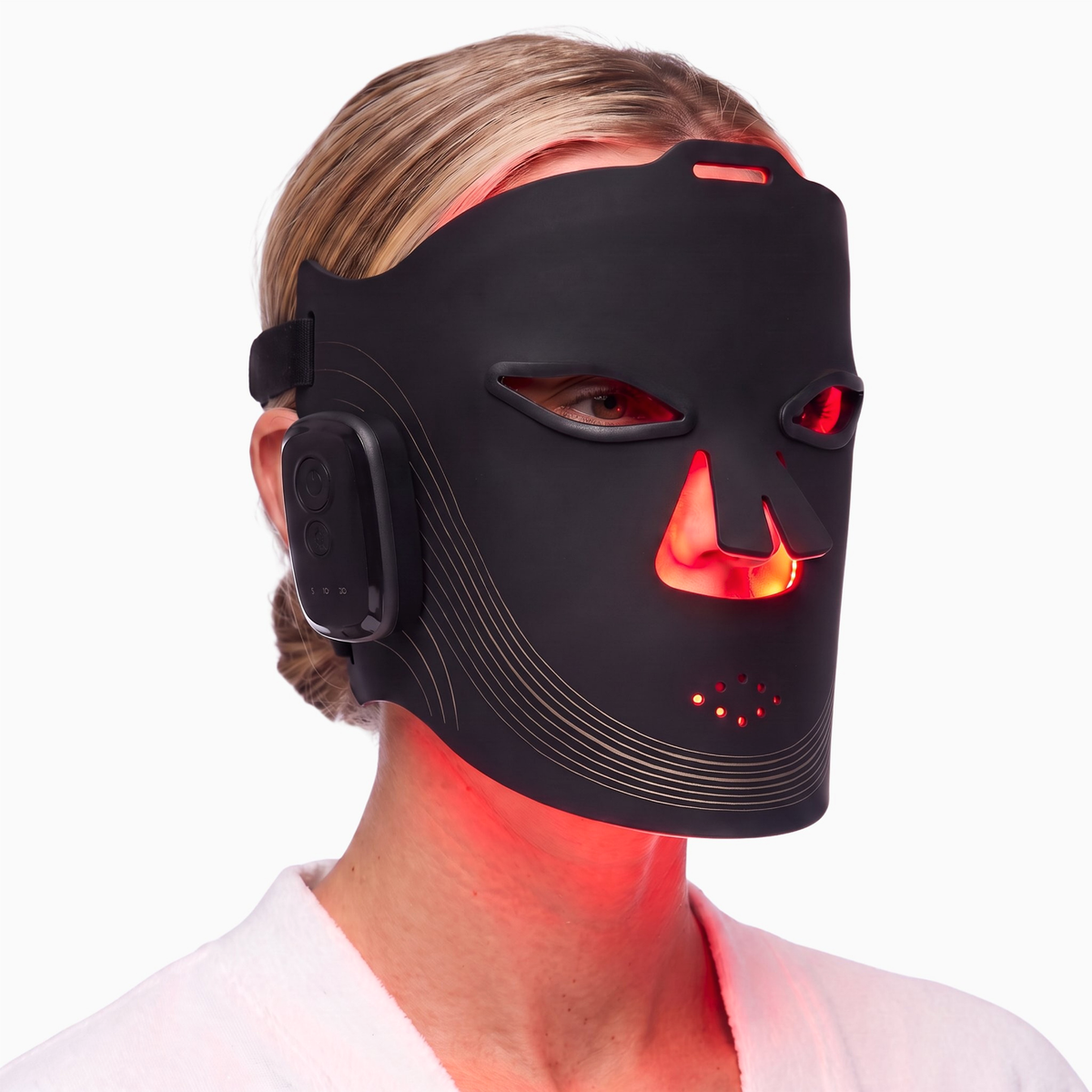 LED Ansiktsmask med 4 Våglängder – Rödljusterapi & Nära-Infrarött Ljus | FACELYFT™