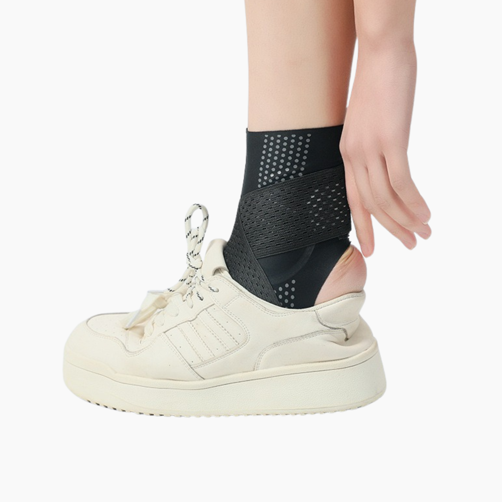 Ankelstöd 2-pack med 8-formad stabilisering – Stötdämpning, hög elasticitet & andningsbart material