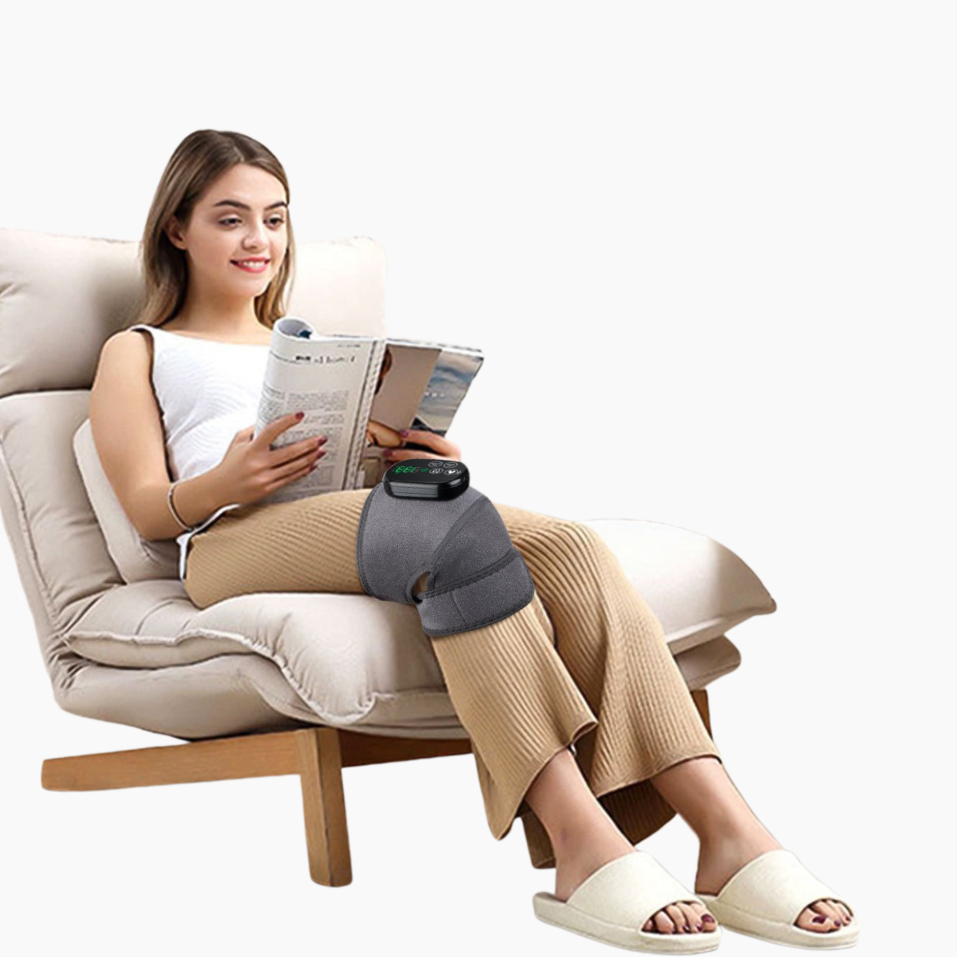 Portabel Rödljus & värmeterapi för smärta i knä, axel och armbåge - MULTILYFT™