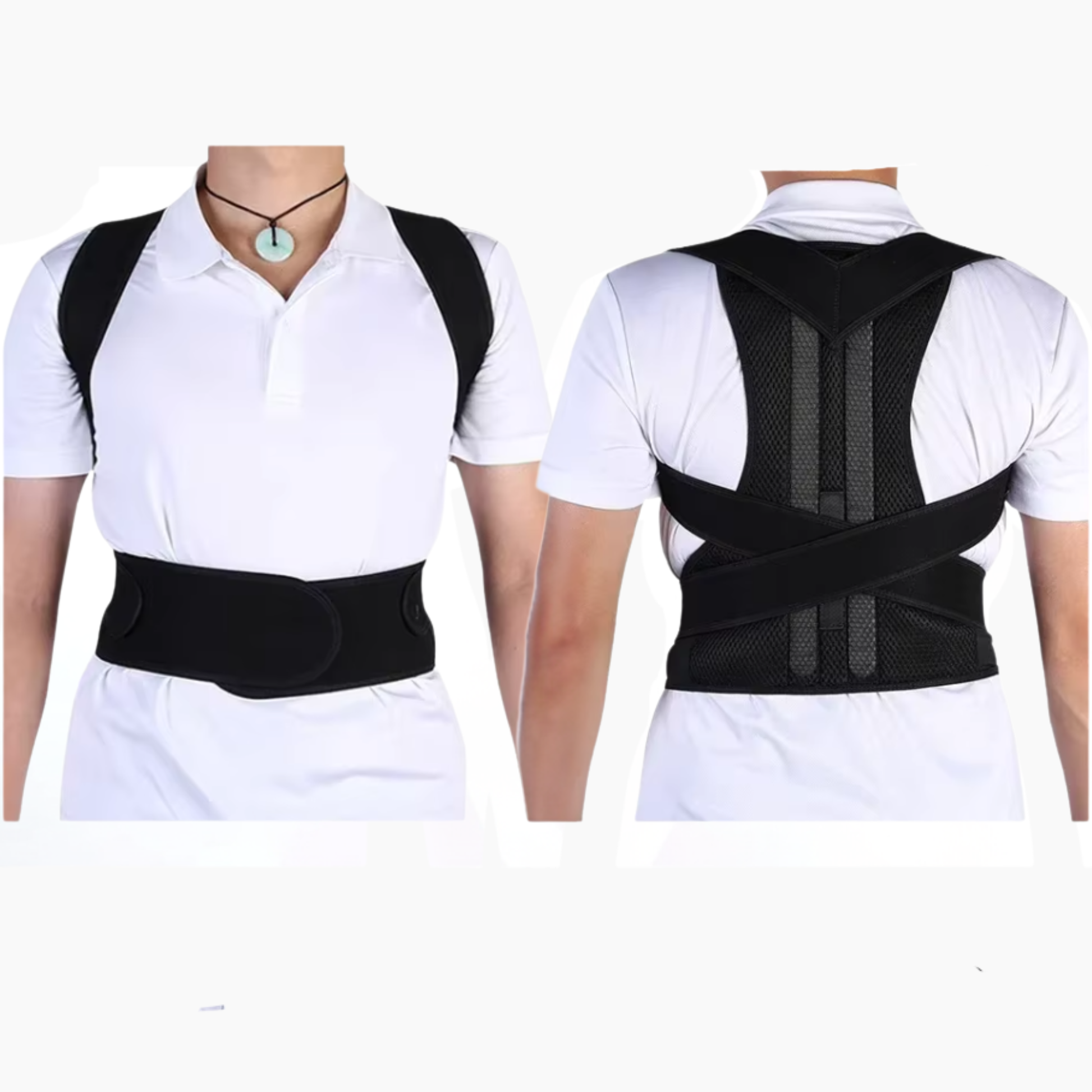 Hållingsväst för rygg & axlar - justerbart hållningsstöd