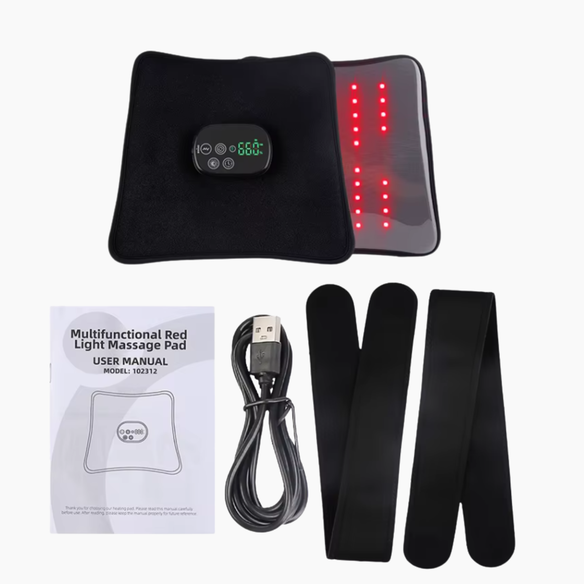 Ljusterapidyna med rött & nära-infrarött ljus för smärta & stelhet – LYFTPAD™