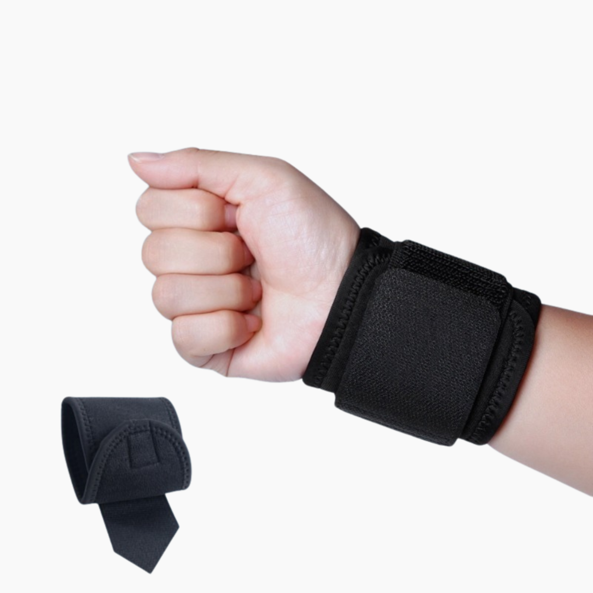 WRISTLYFT Sport 2- pack Handledsstöd för träning & Vardag svart