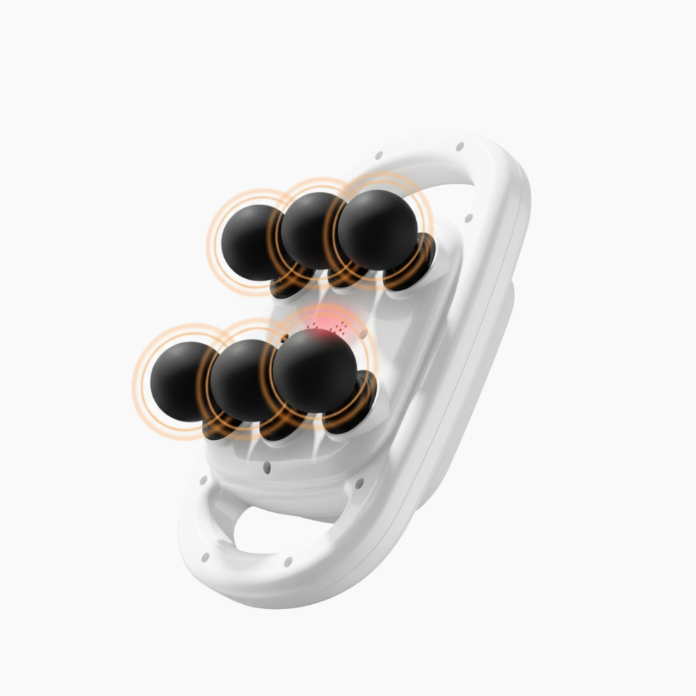 Deeprelief Massageapparat med 6 Huvuden - Nacke, Rygg, Axlar & Lår